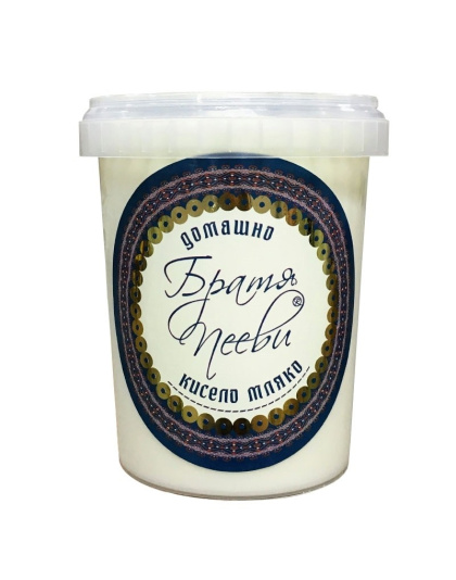 Homemade Yogurt from Cow's Milk 3,8% 500g Brothers Peevi