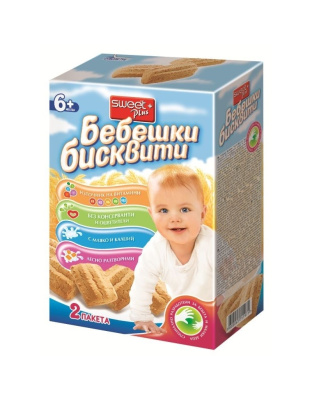Baby Biscuits 6+ months 240g Sweet Plus