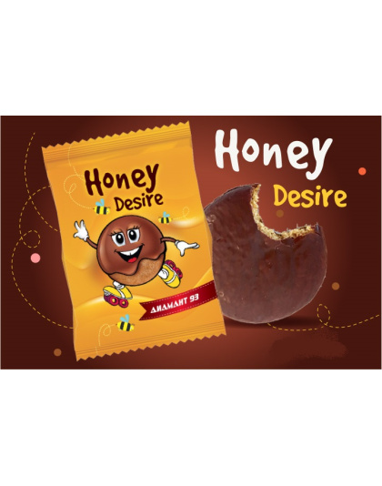 Honey Cake Desire chocolate coated 40g Diamant 93