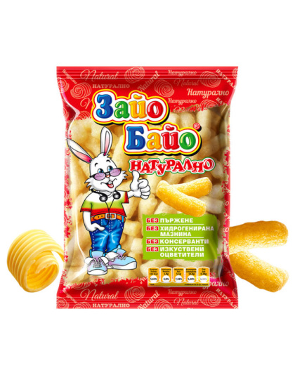 Wheat Sticks with salt Natural Butter 45g Zayo Bayo