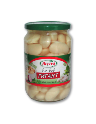 White Beans Giant in jar 680g Arriva