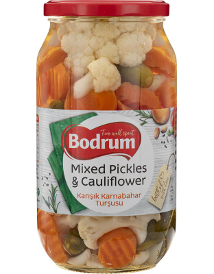 Mixed Pickles &amp; Cauliflower Turshiya 940g Bodrum