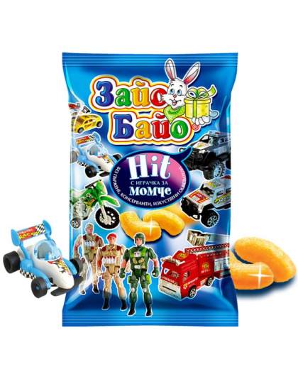 Wheat Sticks HIT with surprise for Boy 50g Zayo Bayo