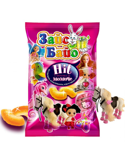 Wheat Sticks HIT with surprise for Girls  50g Zayo Bayo