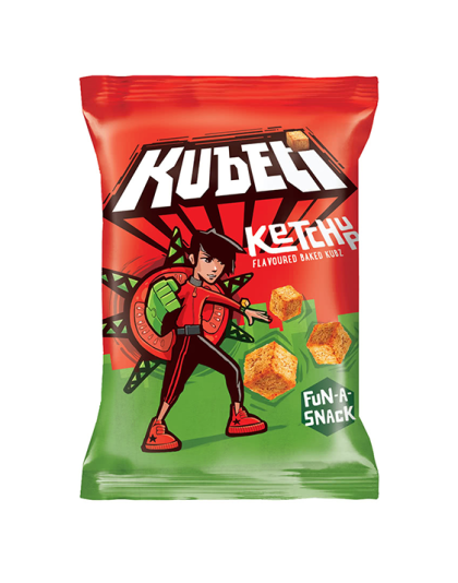 Flavoured Baked Kubz Ketchup 35g Kubeti
