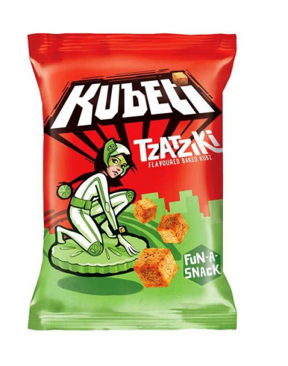 Flavoured Baked Kubz Tzatziki 35g Kubeti