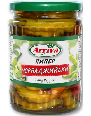 Delicious Hot Peppers Chorbadzhiiska 560g Arriva