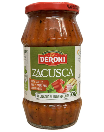 Lutenitsa Homemade Zacusca with Roasted Peppers 500g Deroni
