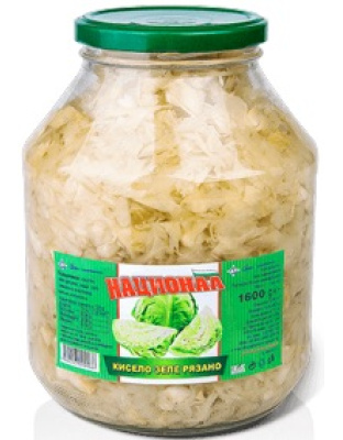 Pickled Chopped Cabbage Big Jar 1700g National