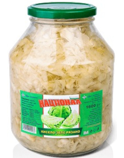 Pickled Chopped Cabbage Big Jar 1700g National