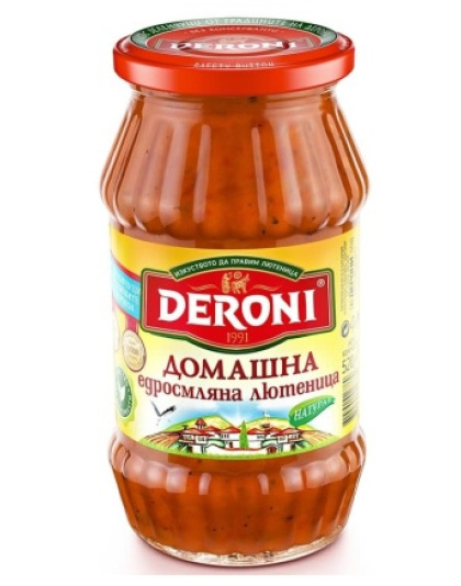Lutenitsa Home Made Coarsely Ground  520g Deroni