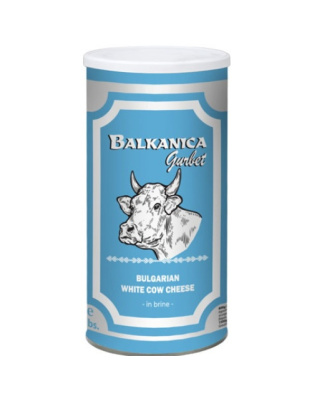 Cow’s Milk White Brined Cheese in Tin Gurbet 800g Balkanica