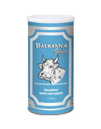 Cow’s Milk White Brined Cheese in Tin Gurbet 800g Balkanica