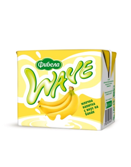 Wave Milk Drink Banana 500ml Fibela
