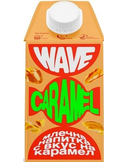 Wave Caramel Milk Drink 500ml Fibela