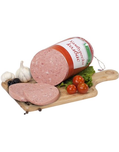 Hamburg Sausage Cooked Smoked ~1.4kg Delikates Zhitnitsa