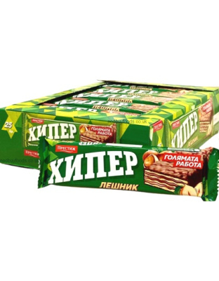 Wafer Hyper Hazelnut 50g Prestige