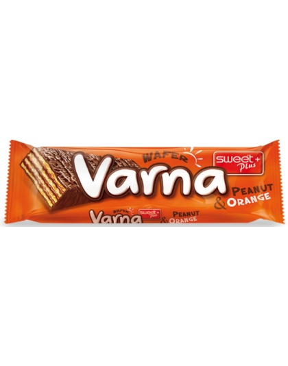 Wafer Varna Orange &amp; Peanut 33g Sweet Plus