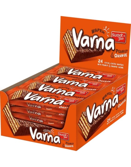 Wafer Varna Orange &amp; Peanut 33g Sweet Plus