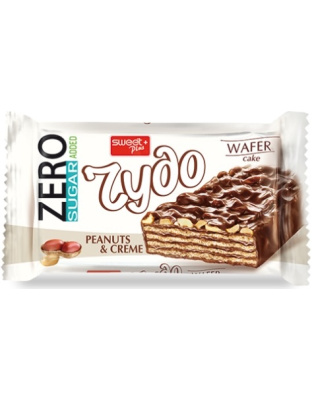 Wafer Chudo Zero Sugar Peanut 38g Sweet Plus