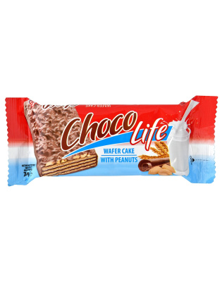 Wafer Choco Life Peanut Dessert 75g