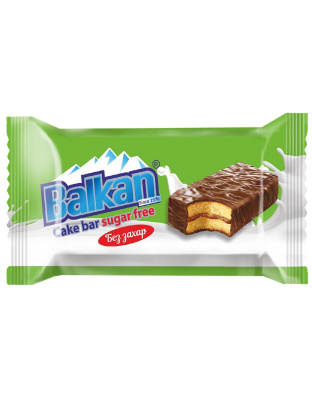 Balkan Zero Sugar Cocoa Cake Bar 38g