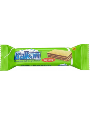 Balkan Zero Sugar Crispy Wafer with Cocoa Cream 30g