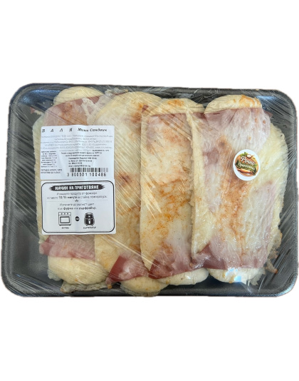 Mini Sandwiches with Ham &amp; Yellow Cheese – 4 × 100g / 400g Valya