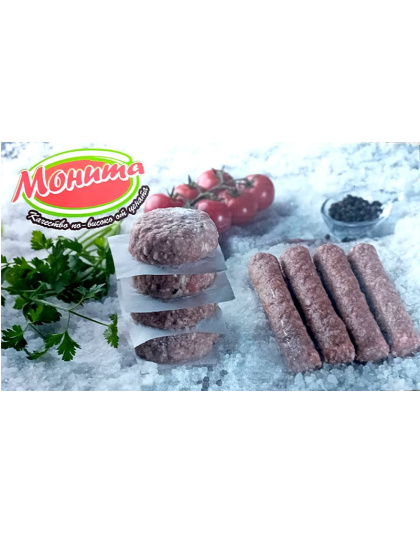 Kebapche and Kyufte Mix 20 × 60g – 1.2kg Monita